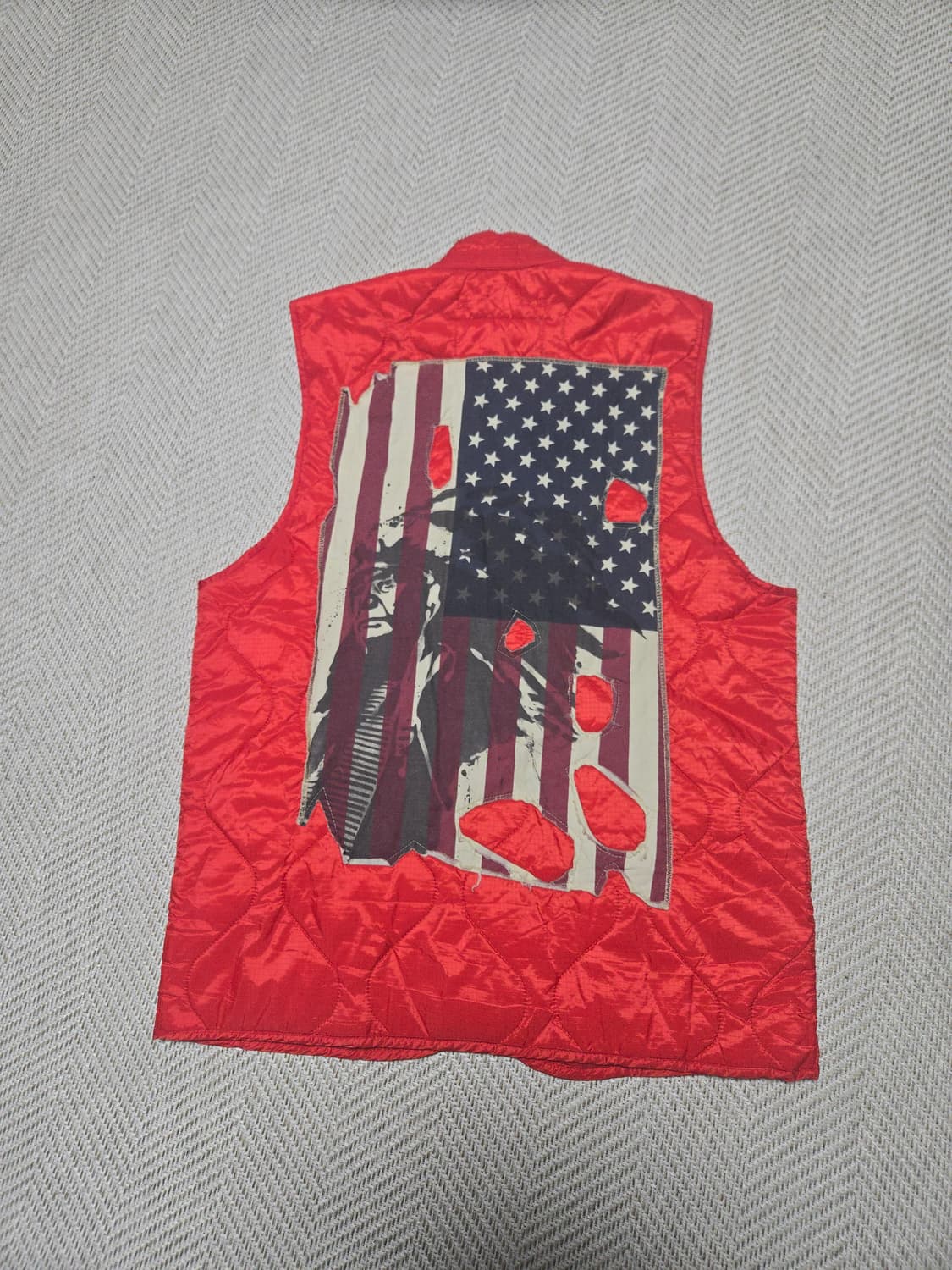 Denim & Supply RL USA Flag Quilted VEST  상품이미지1