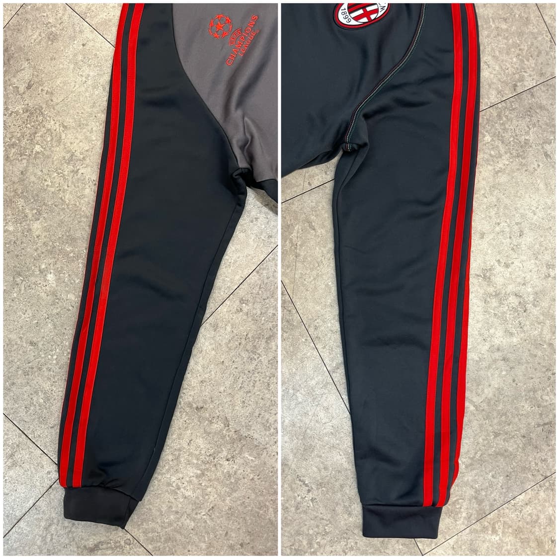 아디다스 AC밀란 UCL 트레이닝탑 긴팔티 차콜 95 #csz2998 상품이미지6