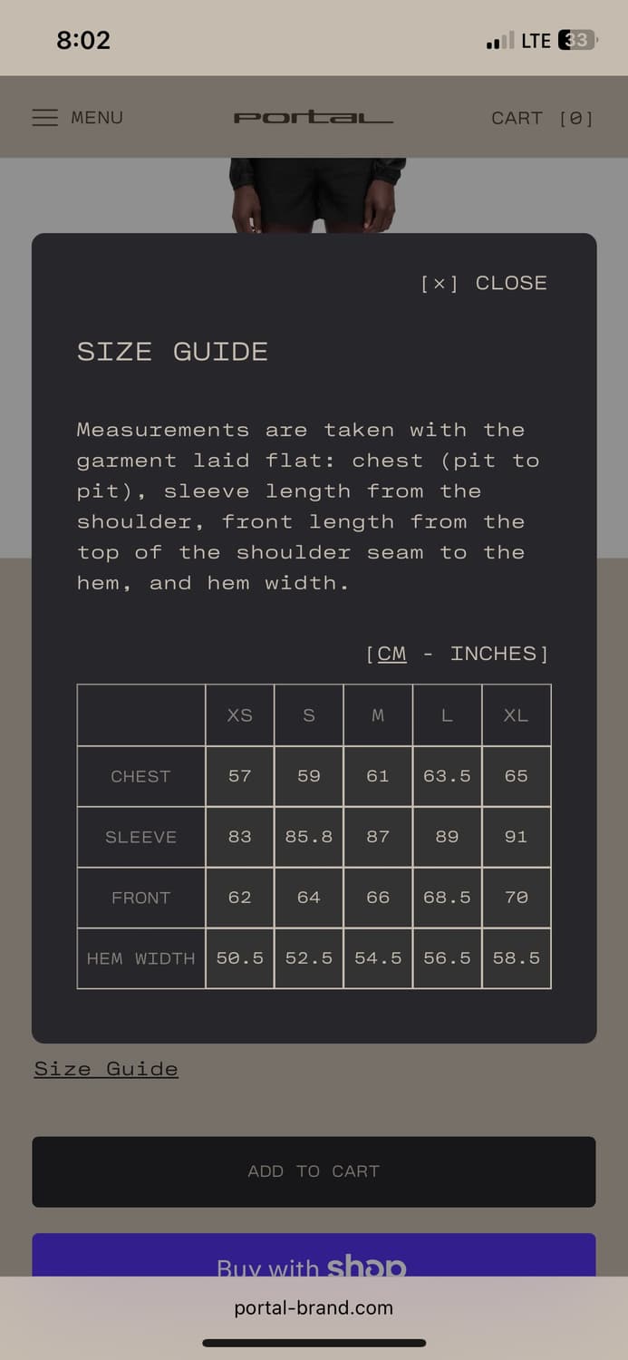 Portal code wind jacket M사이즈 상품이미지3