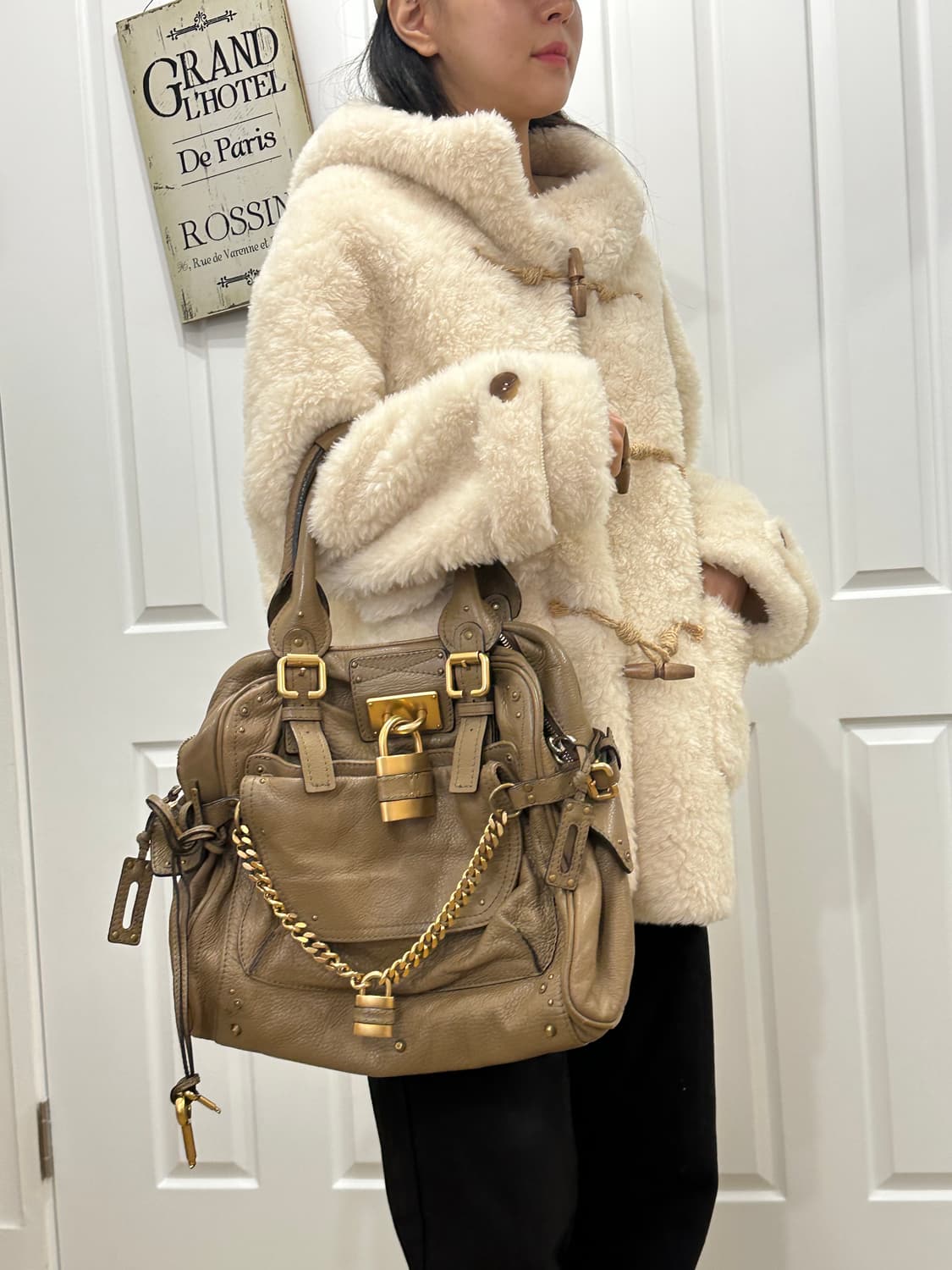 [A+ 정품] 끌로에 패딩턴백 브라운 라지 상품이미지9