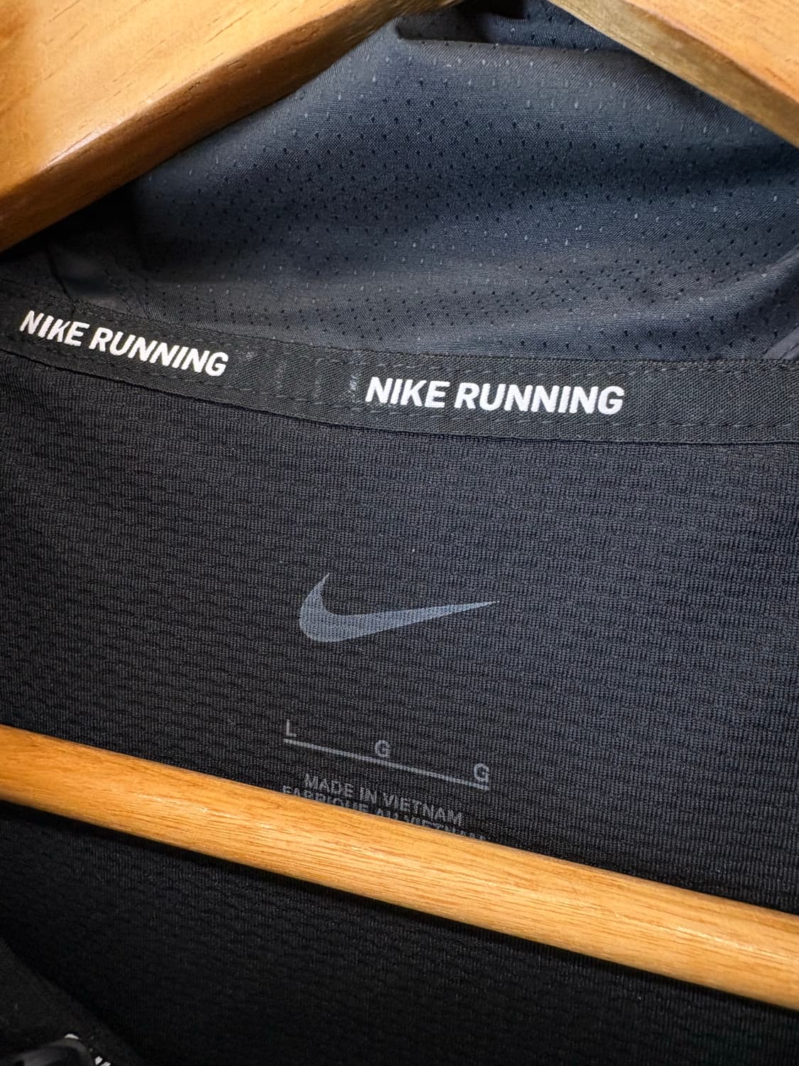 나이키 UV 리펠 러닝 바람막이 블랙 상품이미지6