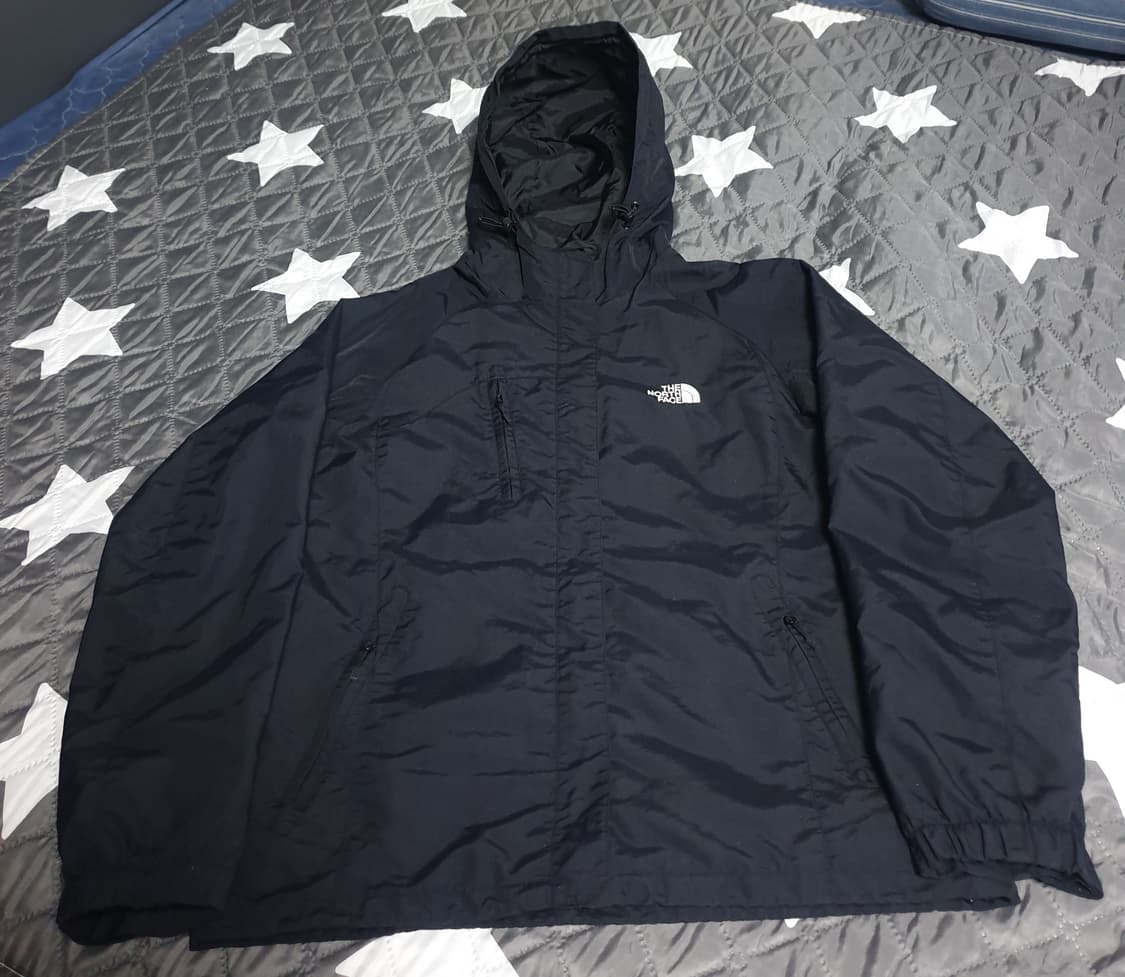 노스페이스 포켓 후드 바람막이 자켓 블랙 (95) 상품이미지1