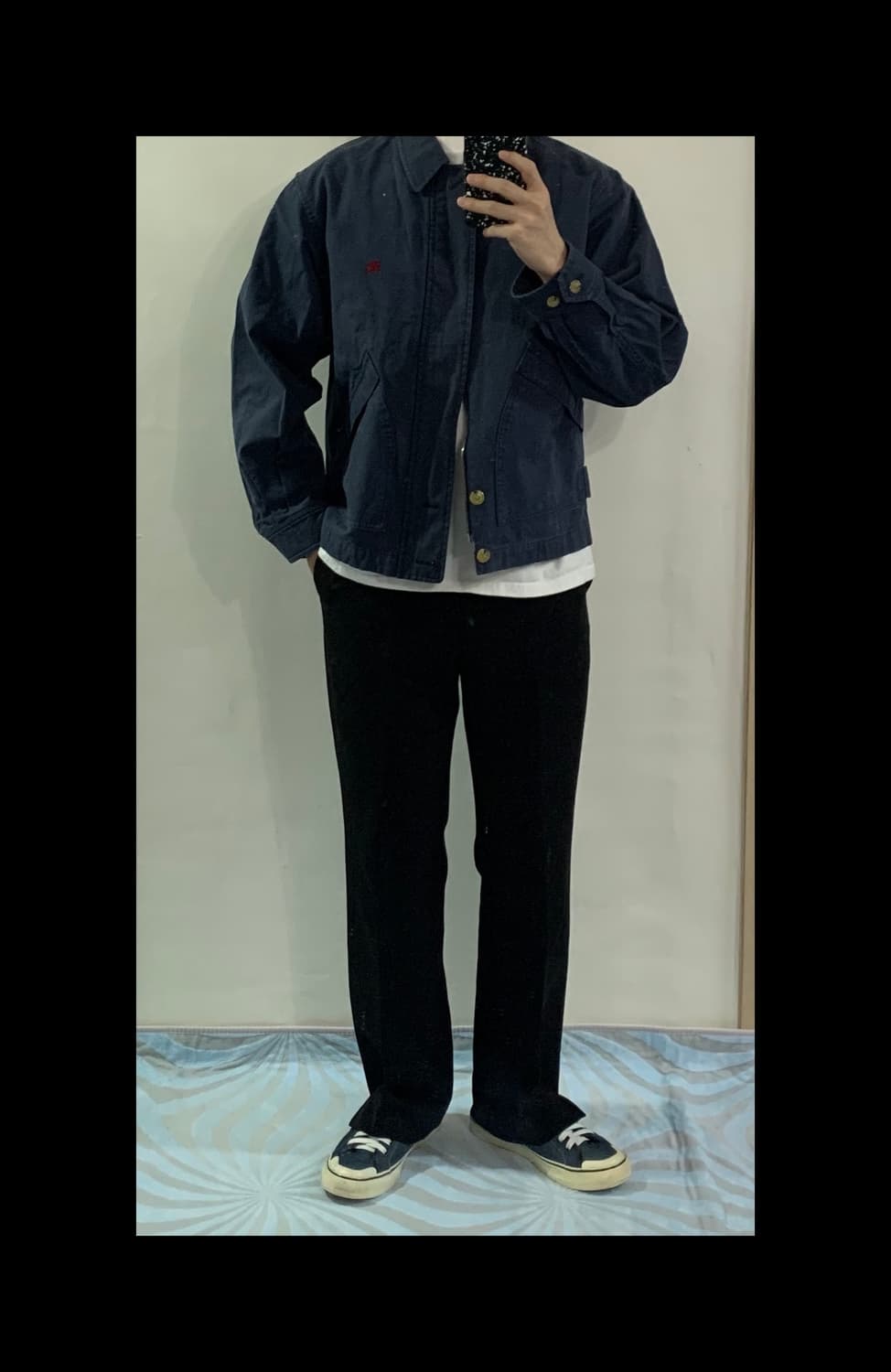 버버리 네이비 자켓(정품) 상품이미지2