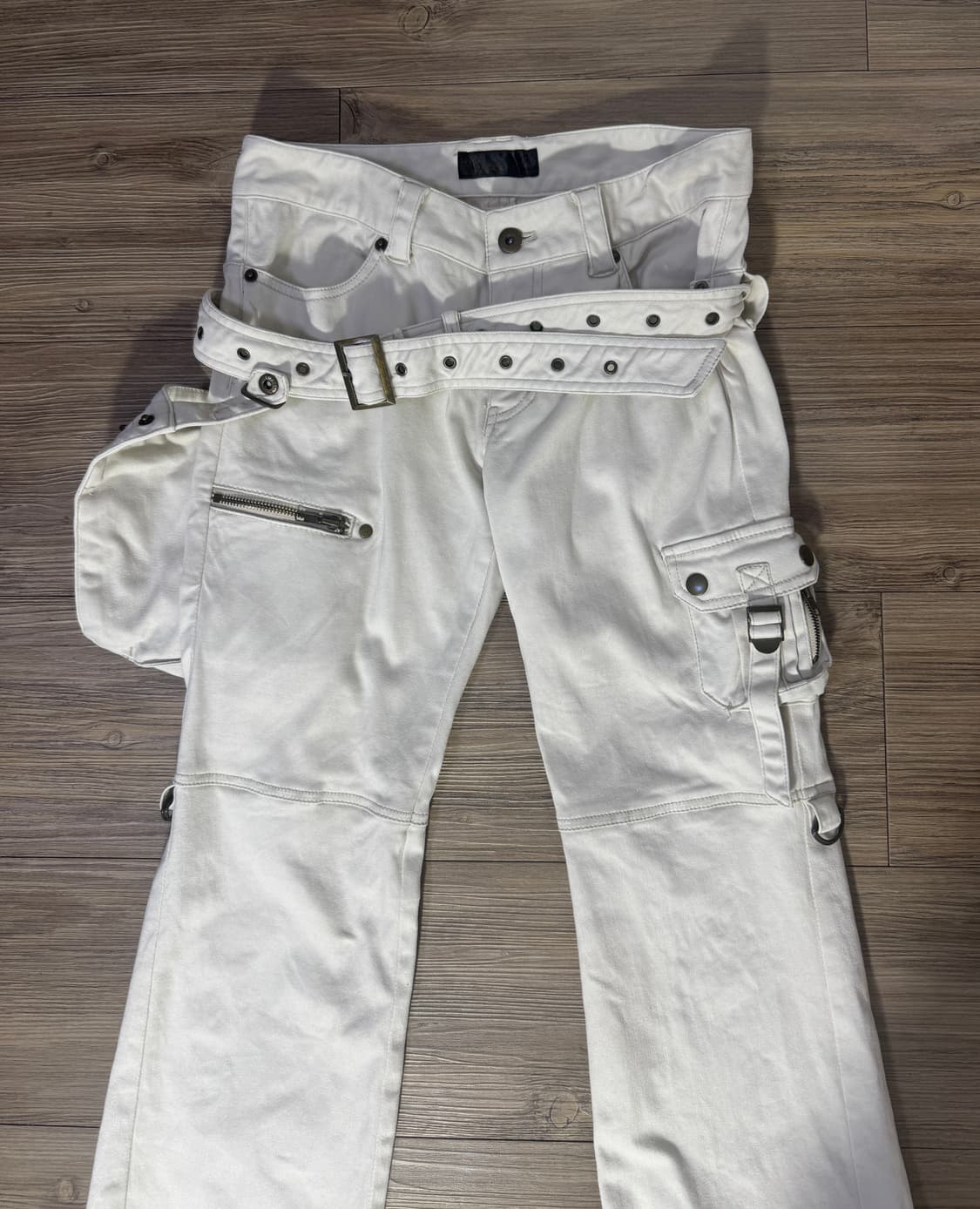 Royal party 벨티드 카고 팬츠 y2k vkei 토네이도마트  상품이미지4