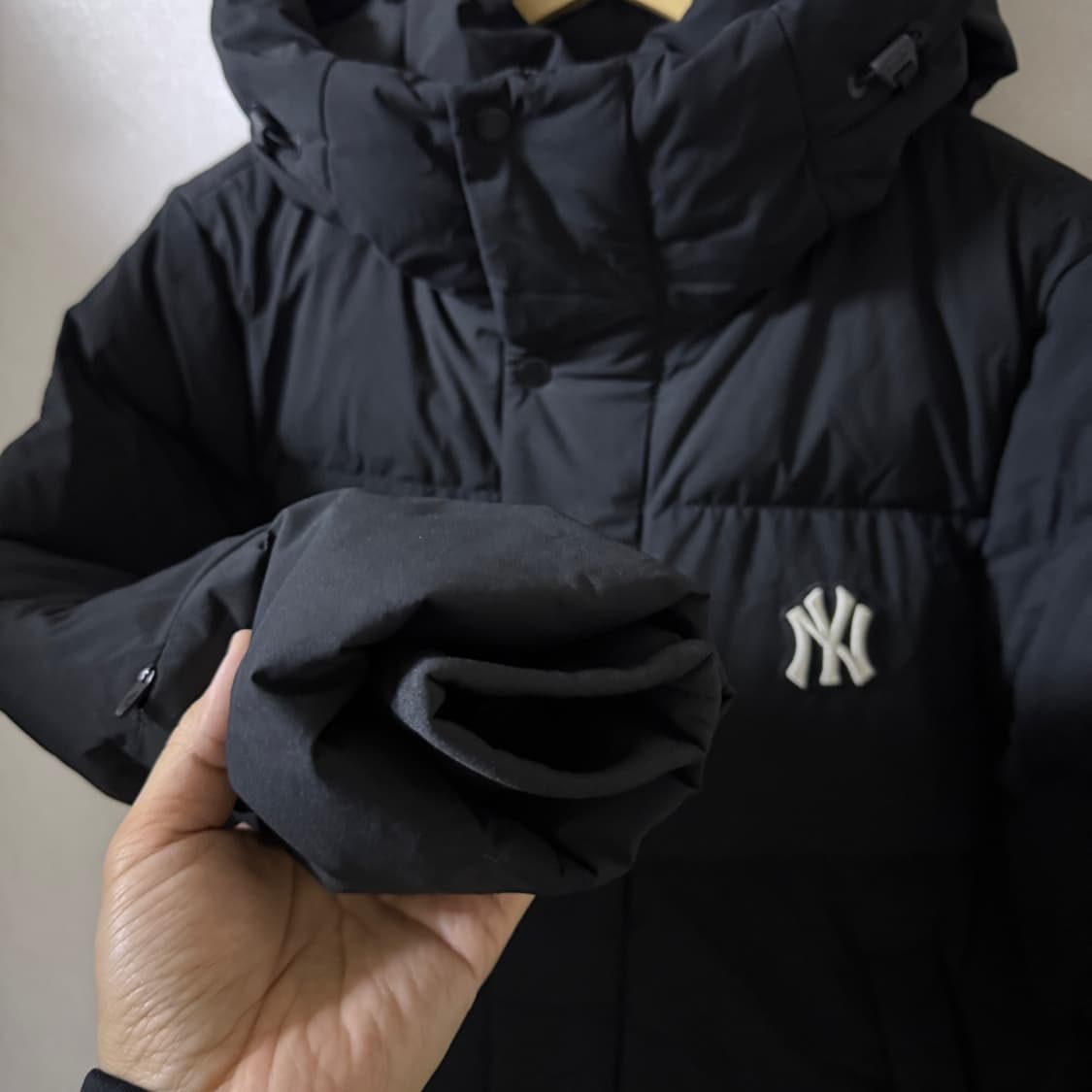 엠엘비 MLB 뉴욕양키즈 카리나 롱패딩 점퍼 85 (66-77) 상품이미지5