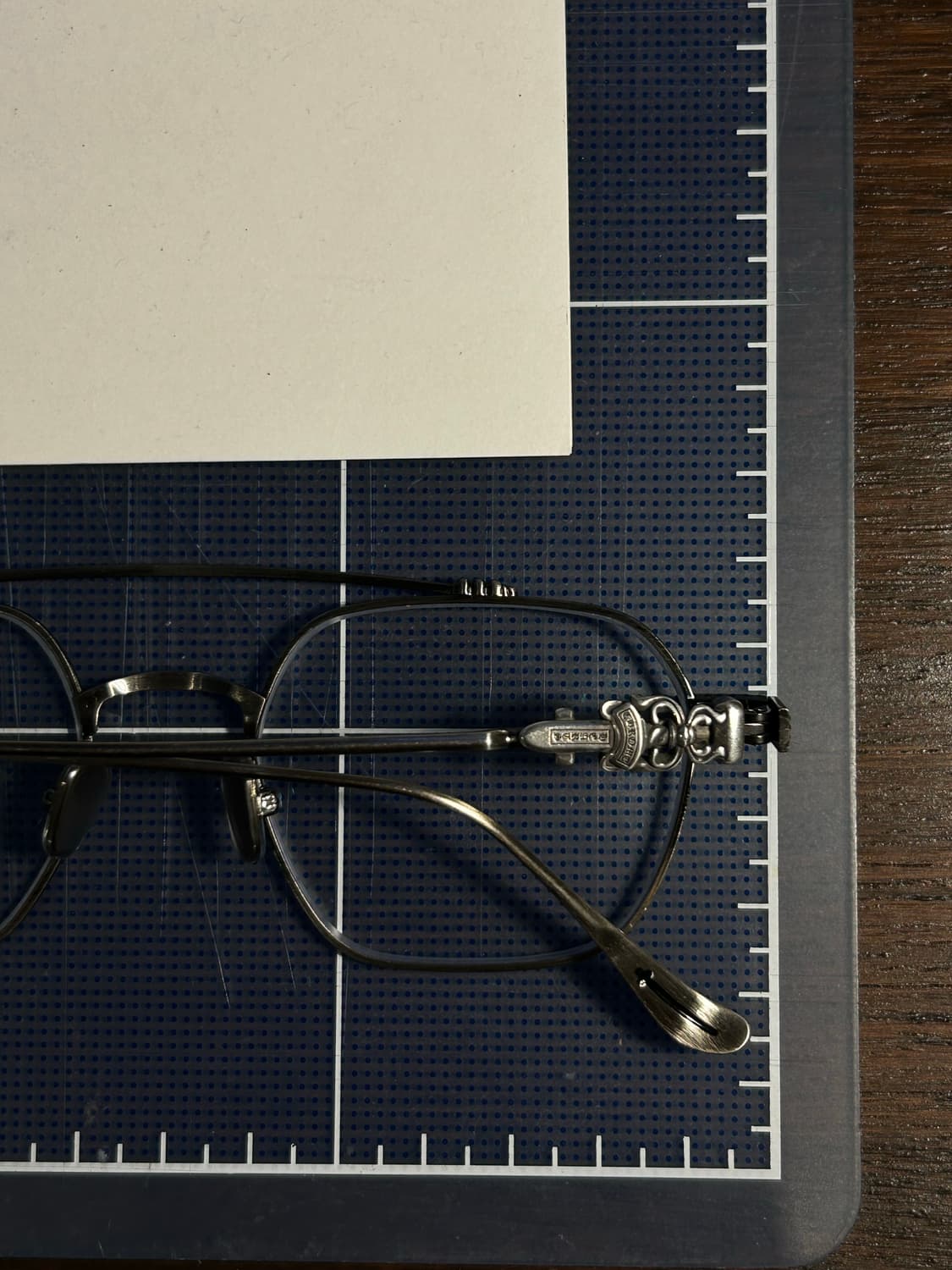 크롬하츠 paratestes2 투브릿지 안경 실버 상품이미지5