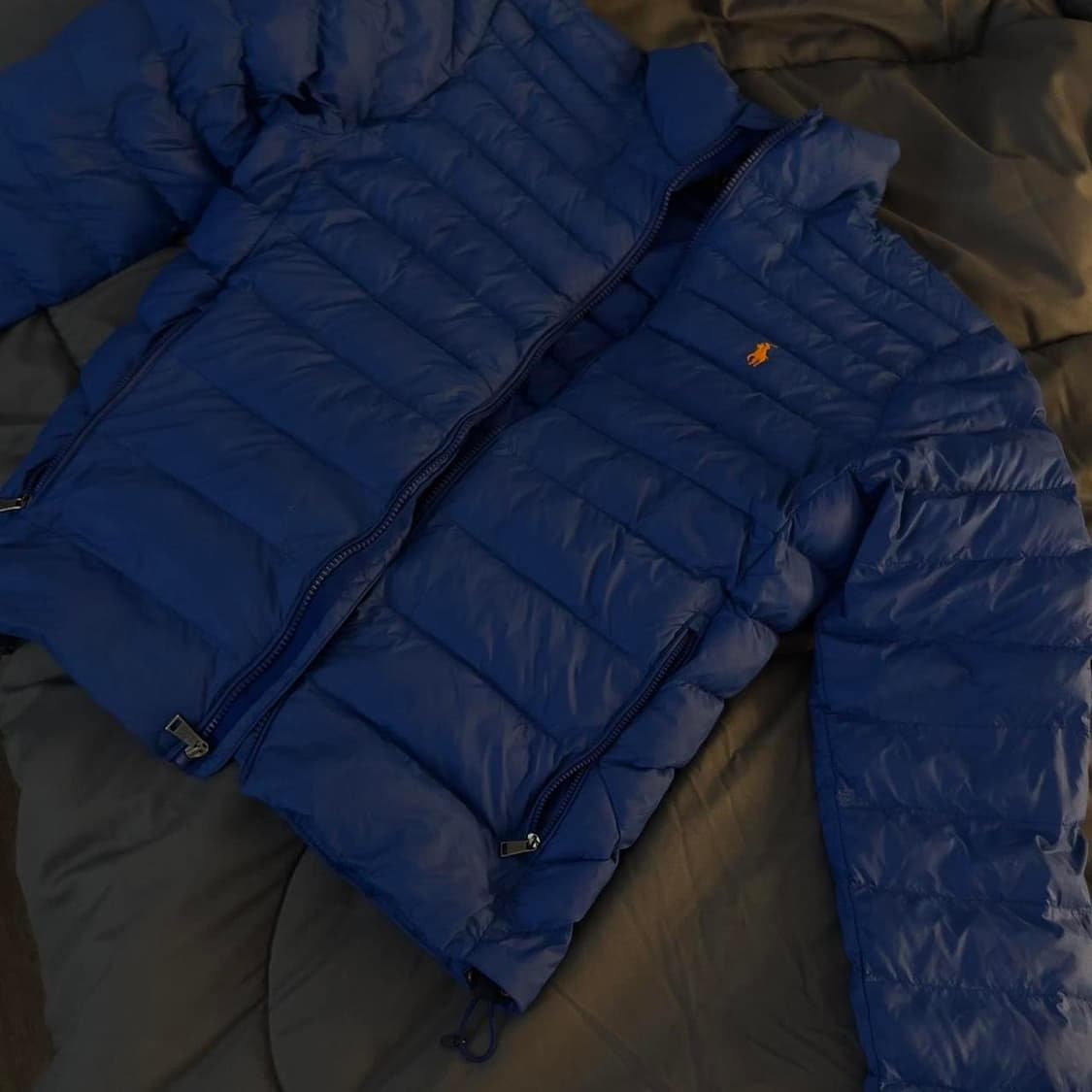 폴로 랄프 로렌의 경량패딩 네이비 상품이미지1