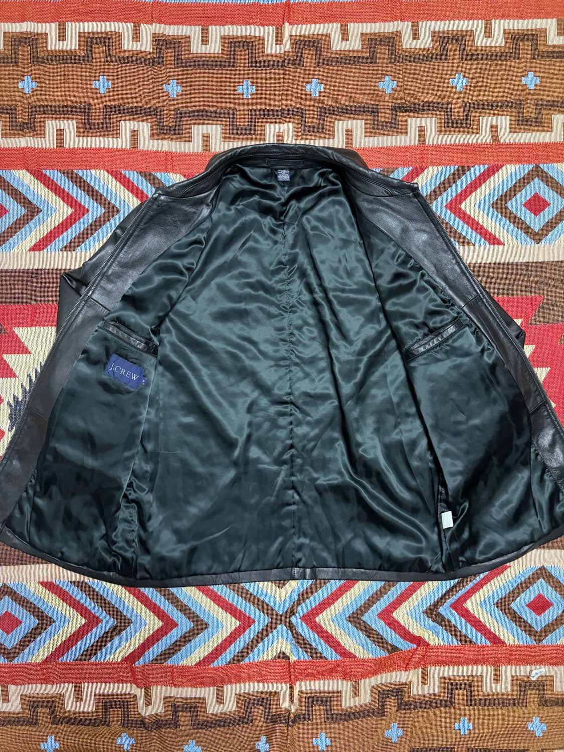 100-105) 제이크루 레더 카코트 집업 자켓(상태최상) 상품이미지7