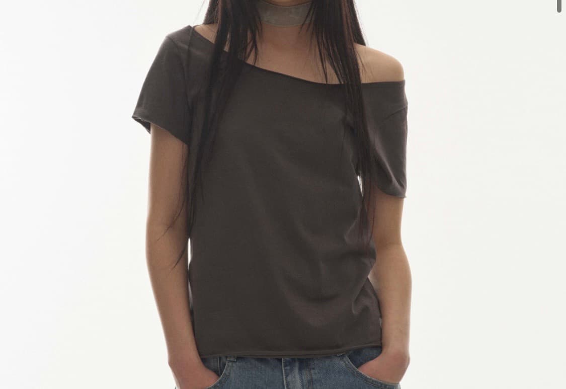 코이세이오 03 WING T-SHIRT CHARCOAL 상품이미지1