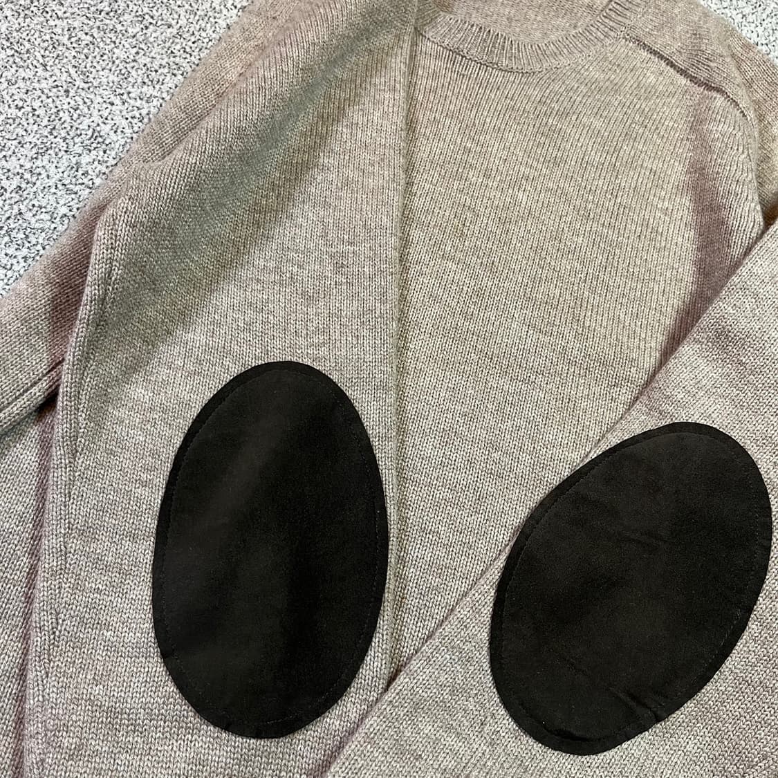 아스페시 엘보우 패치 울 니트 상품이미지2