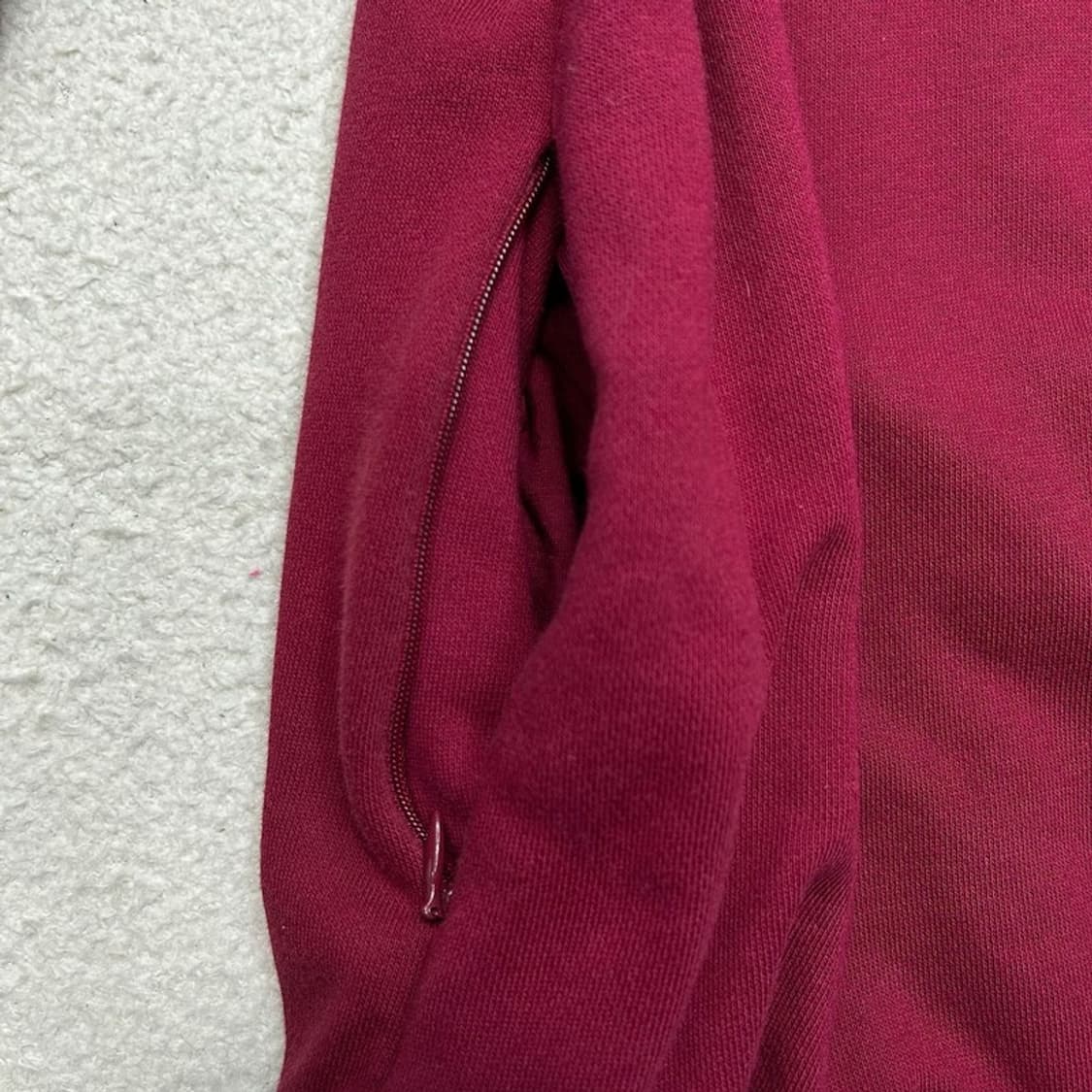 아디다스 오리지날 하프집업 스웻셔츠 버건디 UK 10 상품이미지4