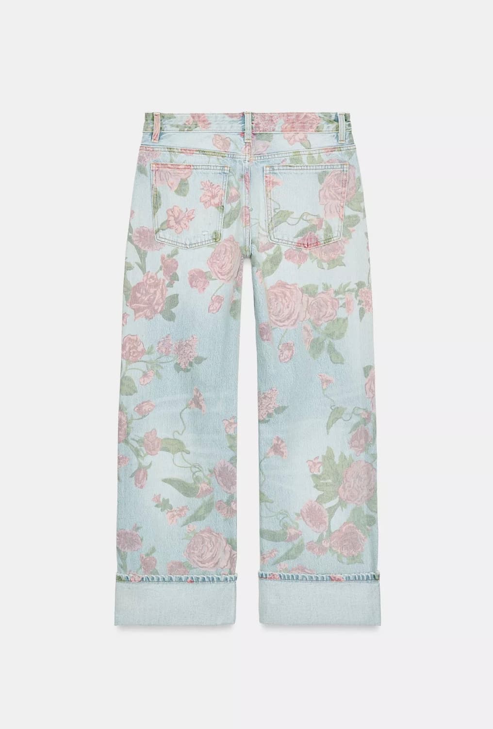 ZARA 자라 프린트 로우라이즈 팬츠 상품이미지2