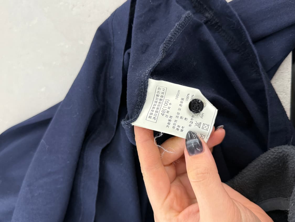 SOLID HOMME 솔리드옴므 반집업 긴팔 셔츠 롱슬리브 100 상품이미지6