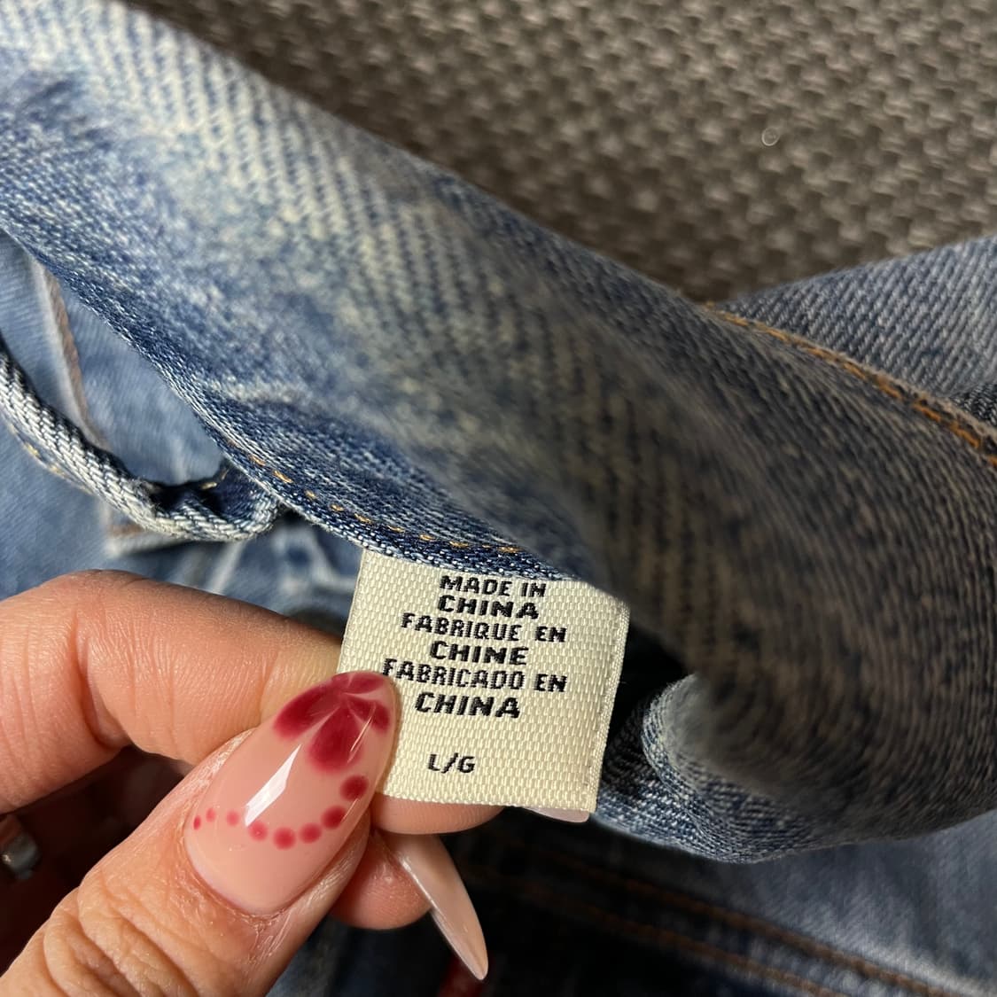 리바이스 연청 투포켓 데님 자켓 L 상품이미지5