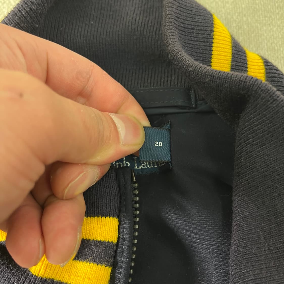 100 폴로랄프로렌 옐로우 포니 스윙톱 바람막이 자켓 상품이미지3