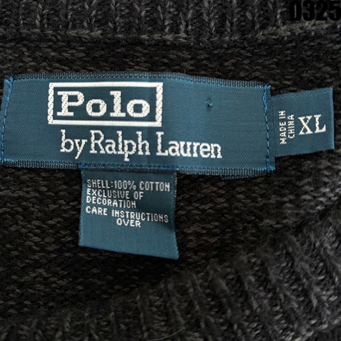 폴로 랄프로렌 아가일 패턴 니트 스웨터 XL  상품이미지4