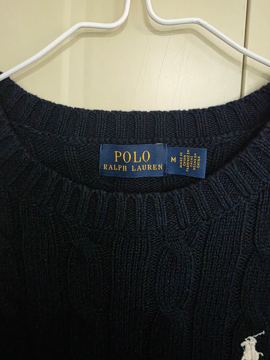폴로 랄프로렌 케이블 반팔 니트 M 상품이미지8