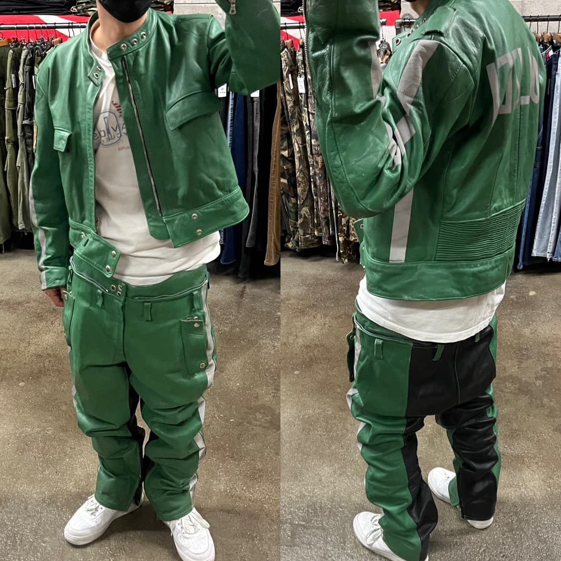 90s 독일 폴리자이 모터싸이클 슈트 상품이미지8