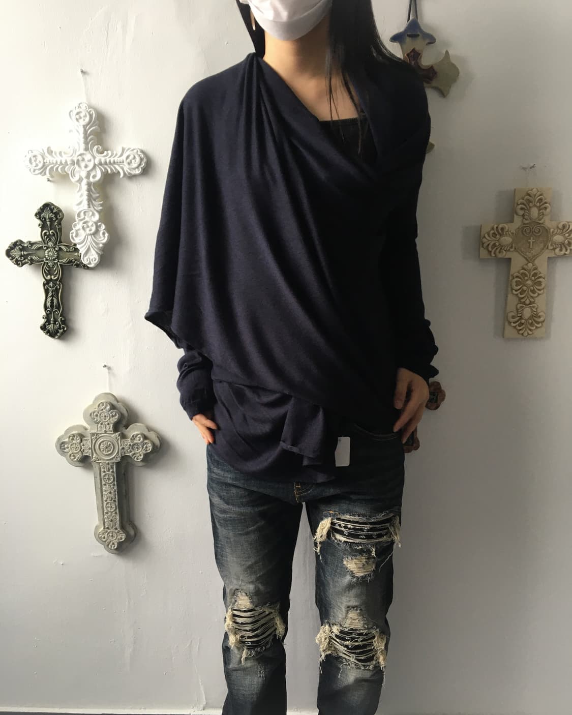 Dkny drape open cardigan 상품이미지6