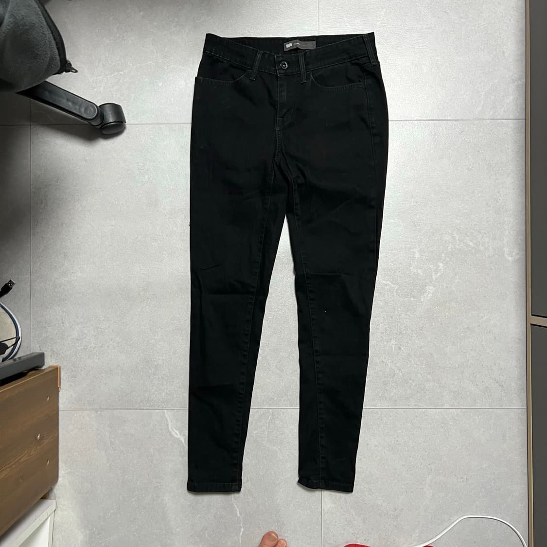 [28] 리바이스 화이트탭 블랙진 블랙데님청바지 28x30 상품이미지2