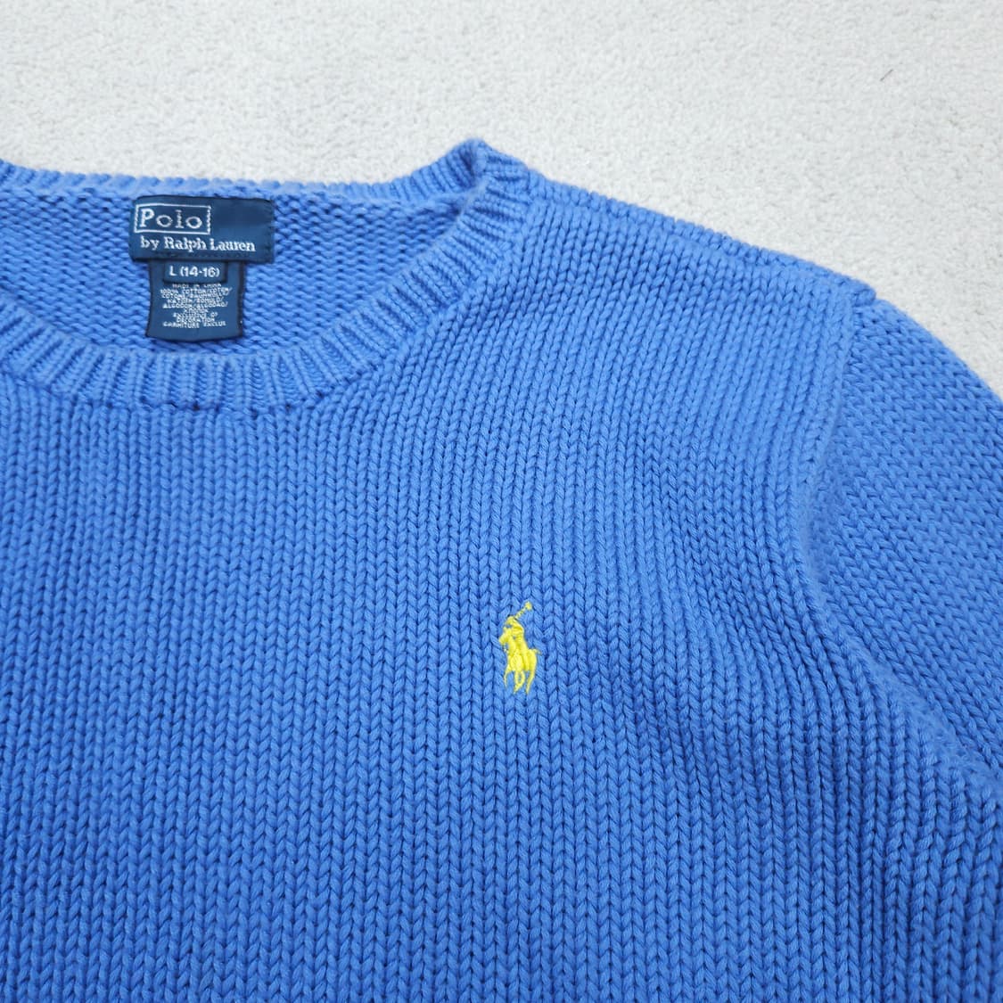 폴로 랄프 로렌 코튼 니트 L14-16 상품이미지2