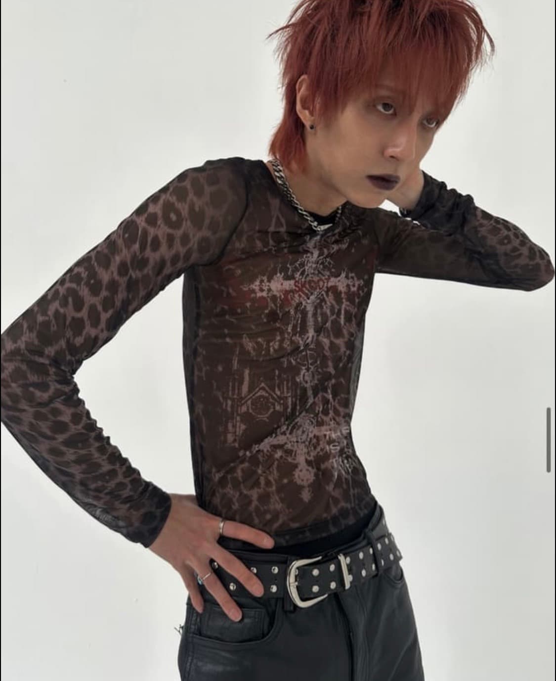 Skoot 매쉬 슬리브 브라운 상품이미지4