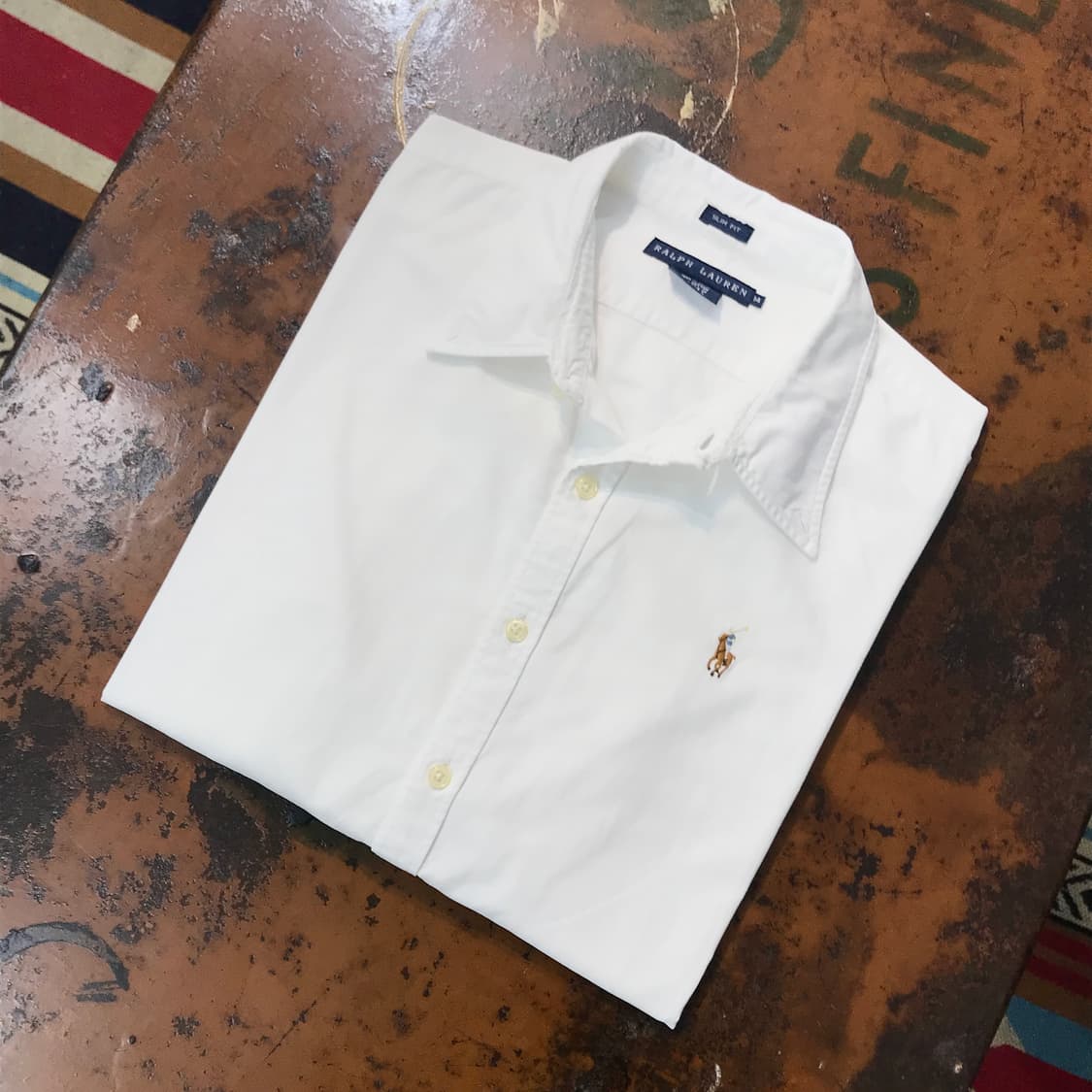 폴로랄프로렌 화이트 긴팔 옥스포드 셔츠 여성 66 남성 100 상품이미지1