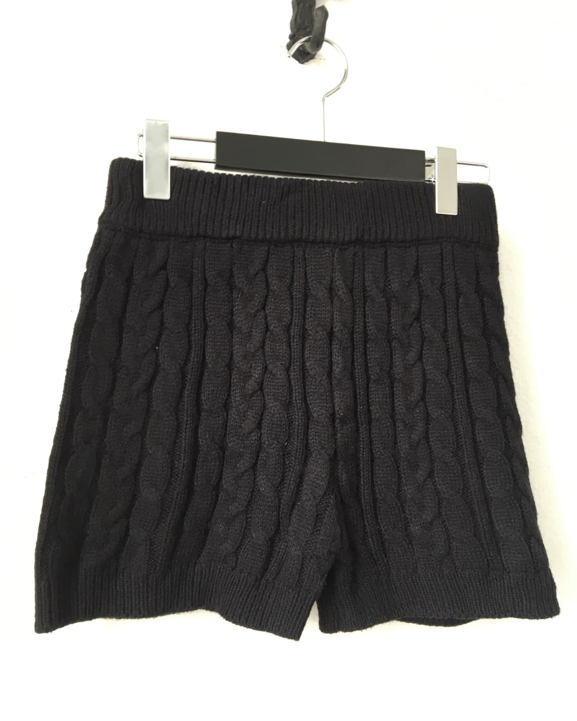 Cable pattern knit short 상품이미지2