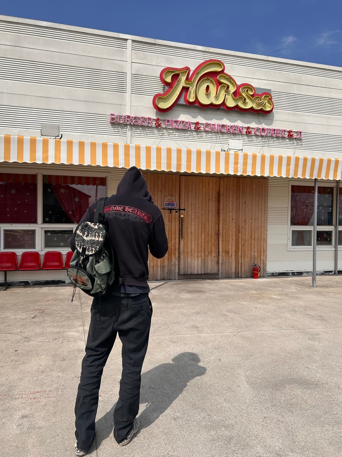 00s 크롬하츠 레드 스크롤 후드집업 상품이미지1