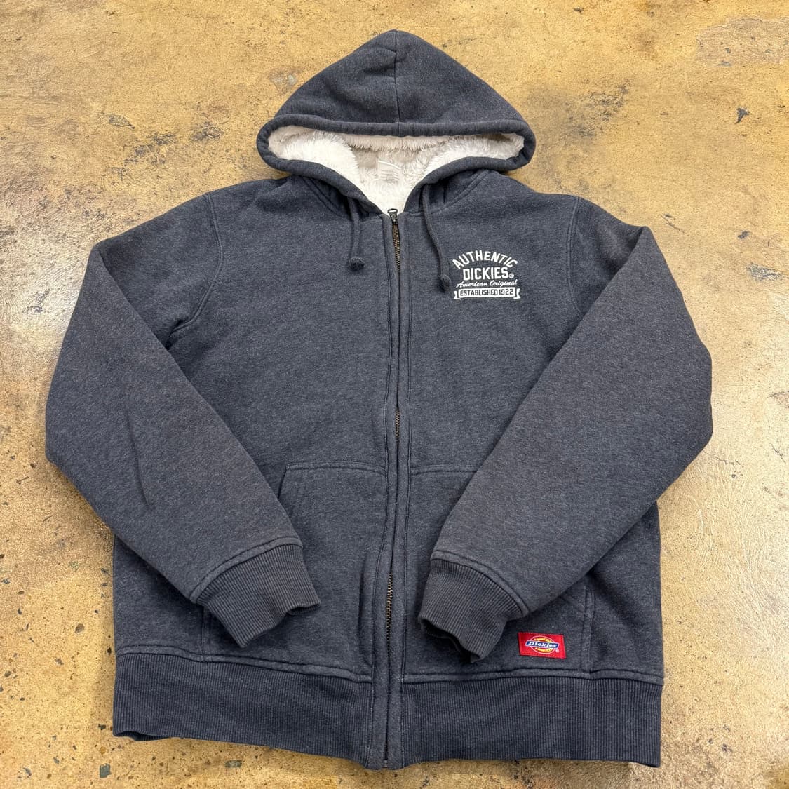 디키즈 그레이 양털 후드집업 상품이미지2