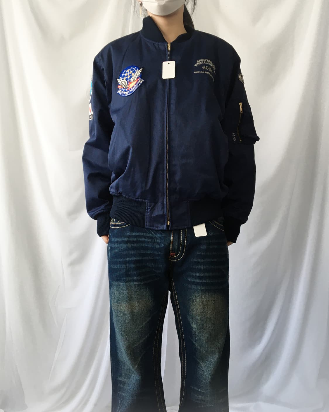 Patch point flight jacket 상품이미지8