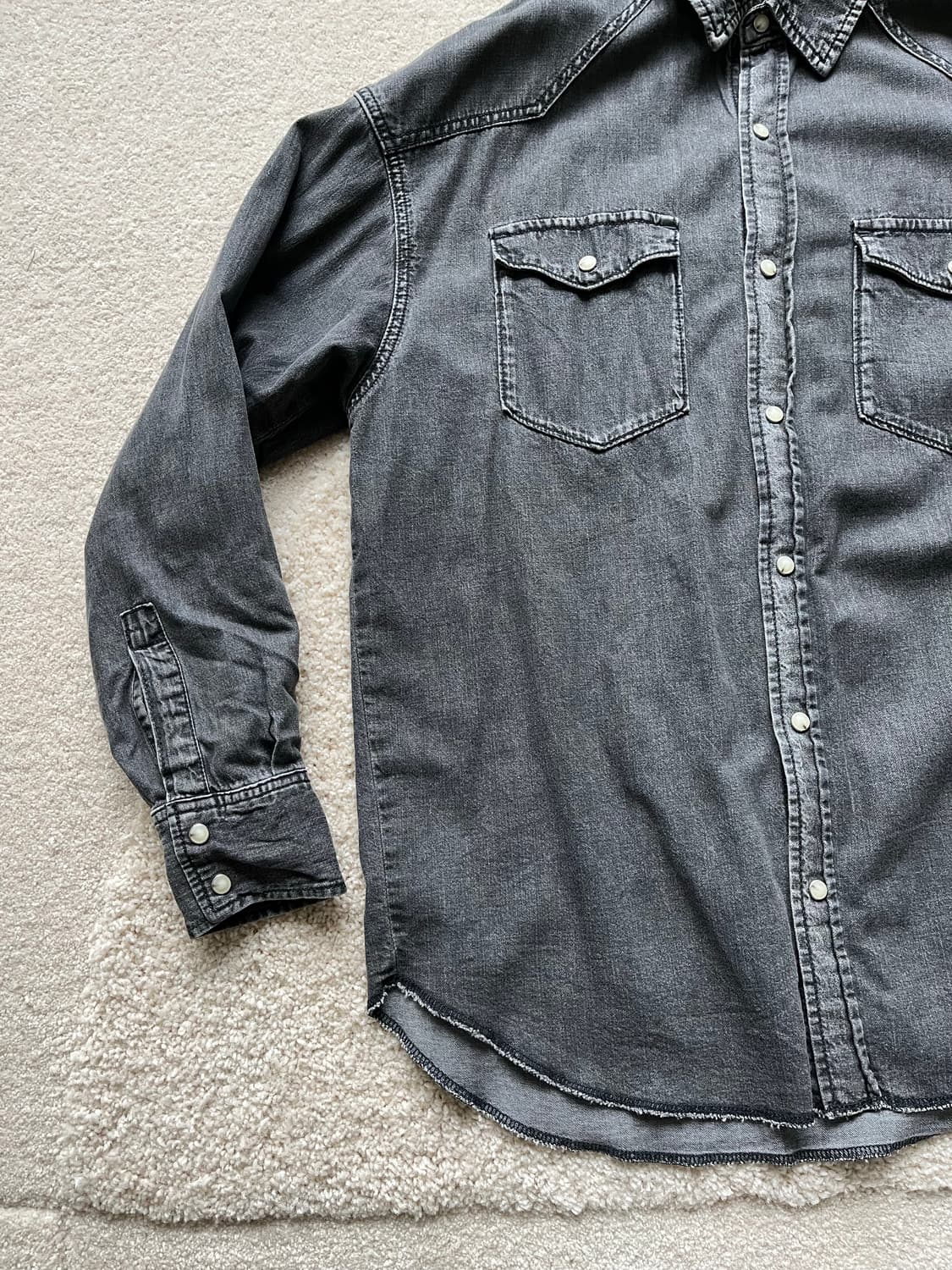 Moussy 웨스턴 블랙 데님 자켓 (103-105) 상품이미지4