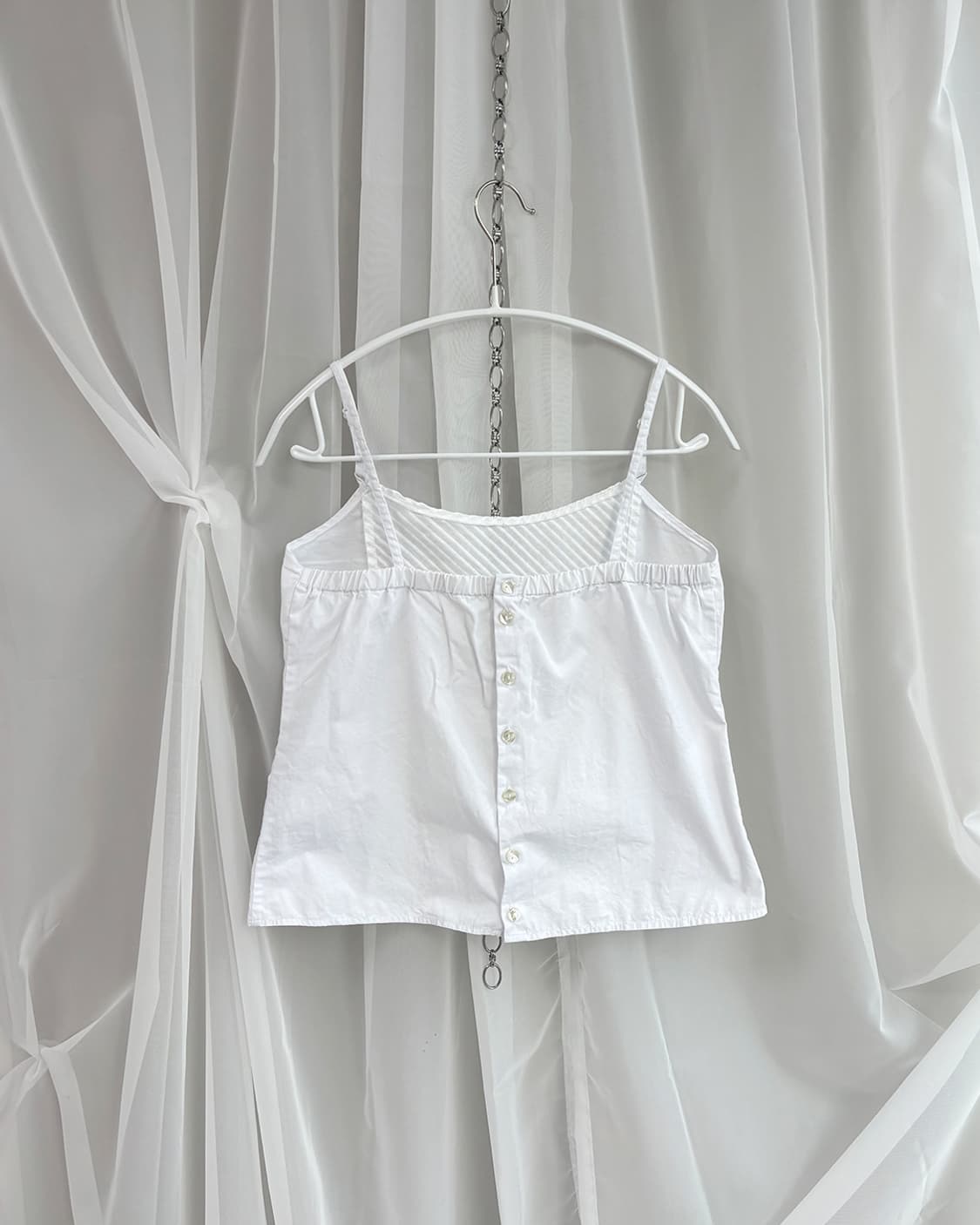NARACAMICIE white back button-up bustier 상품이미지5