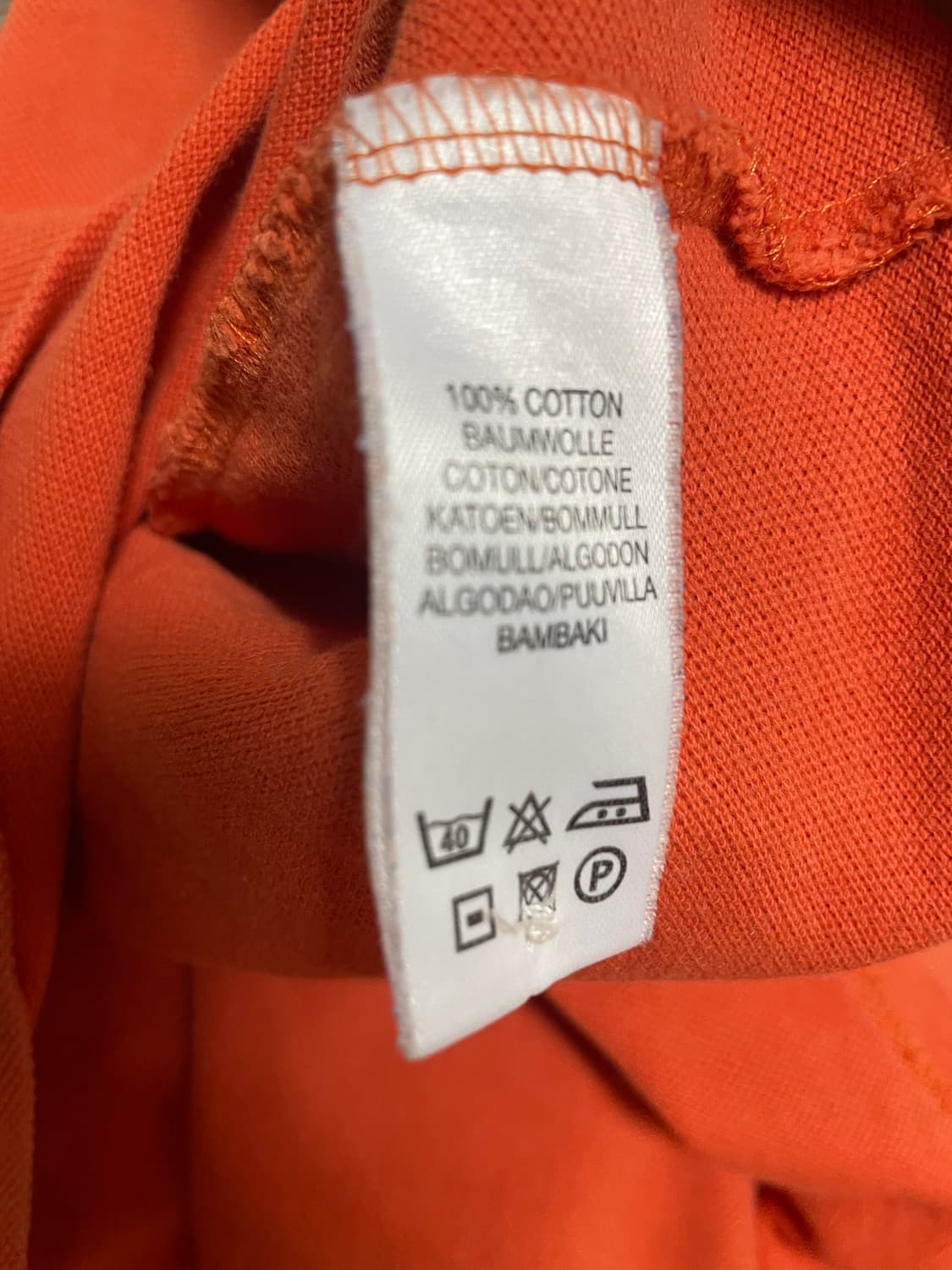 Burberry - 00's 오렌지 카라티 (XL 추천) 상품이미지3