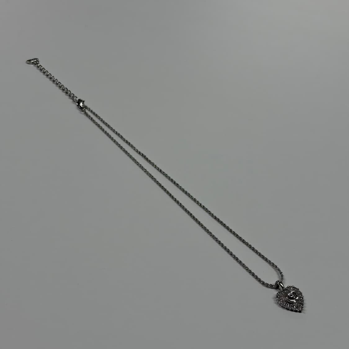 디올 큐빅 하트 CD 목걸이 상품이미지8