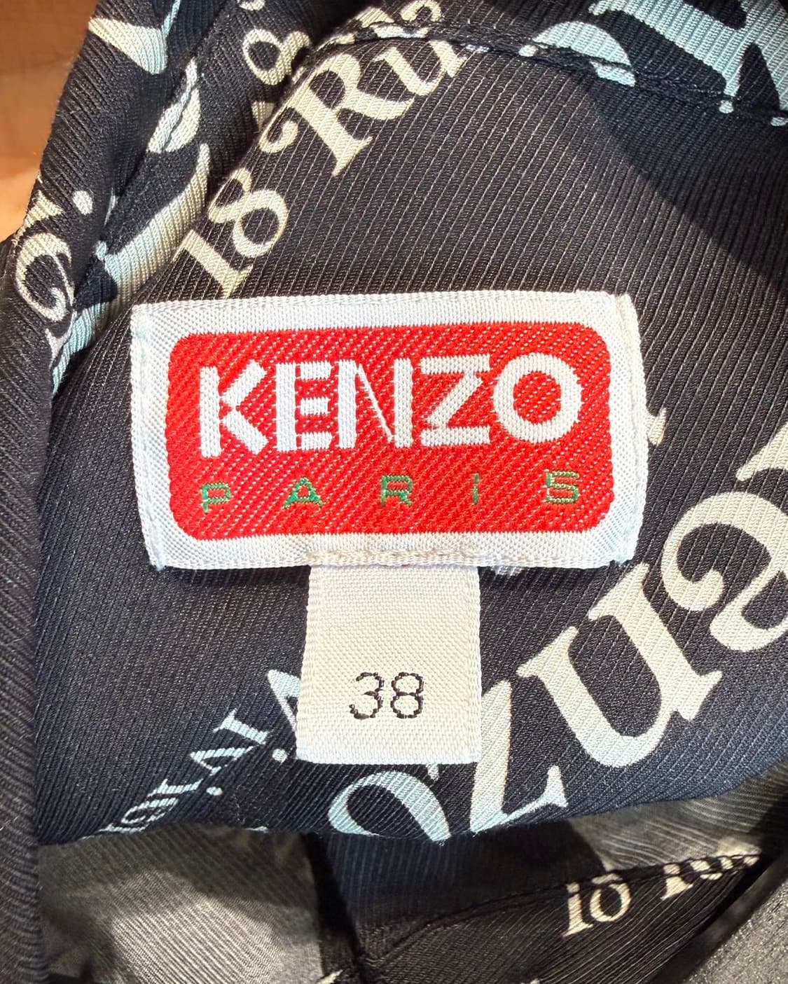 겐조 블랙 로고 베르디 파리 에디션 셔츠 상품이미지8