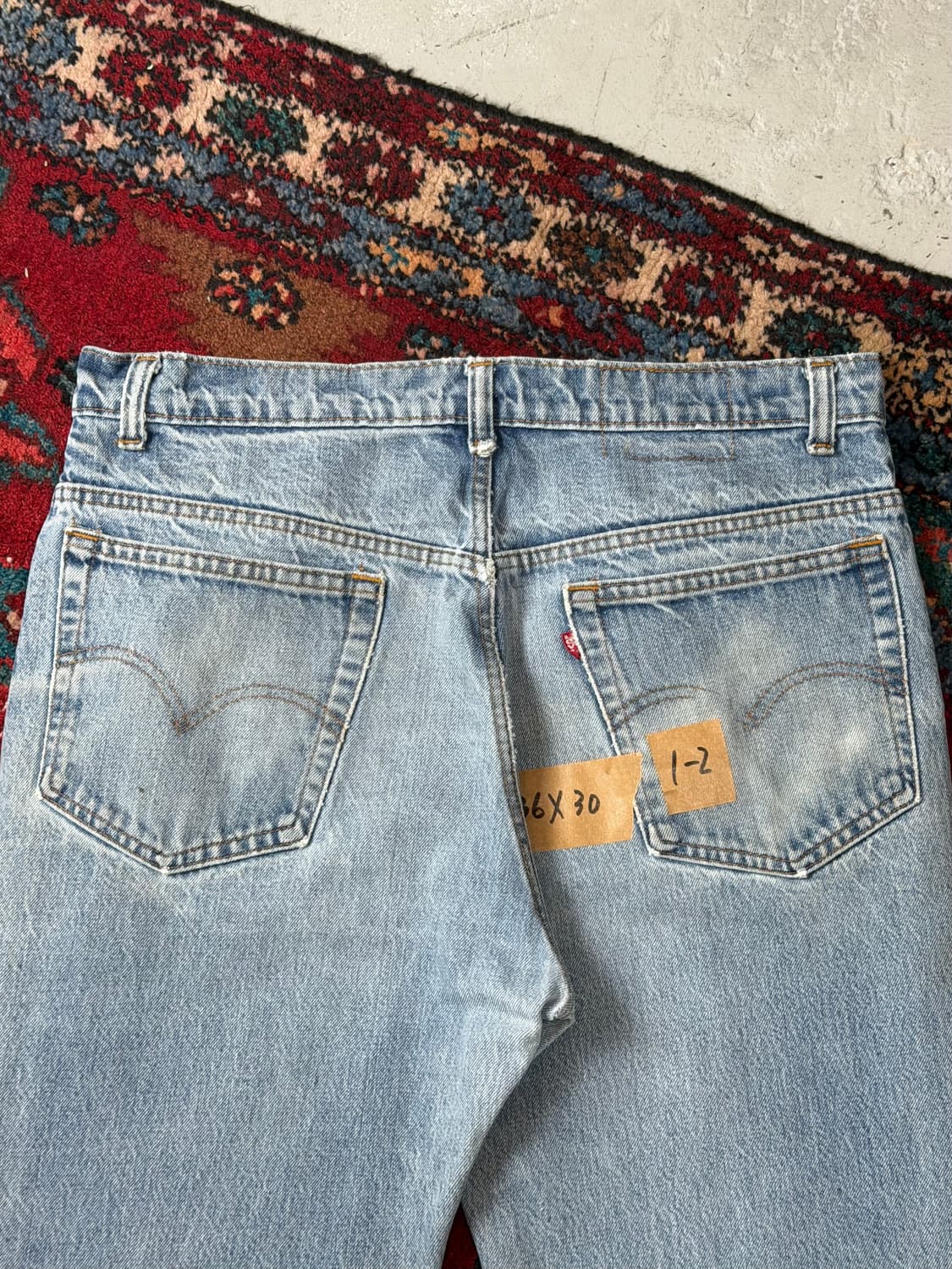 80's USA 빈티지 리바이스 517 체인스티치 상품이미지6