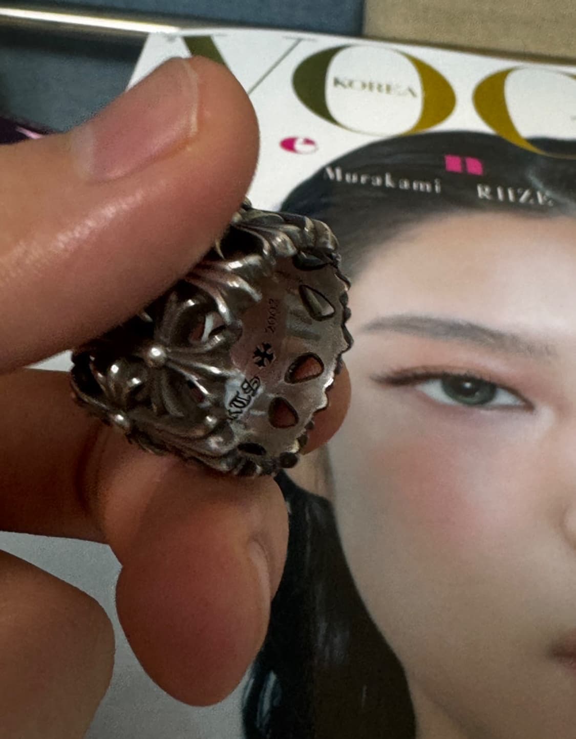 크롬하츠 세메터리링 US 9호 극미중고 상품이미지4