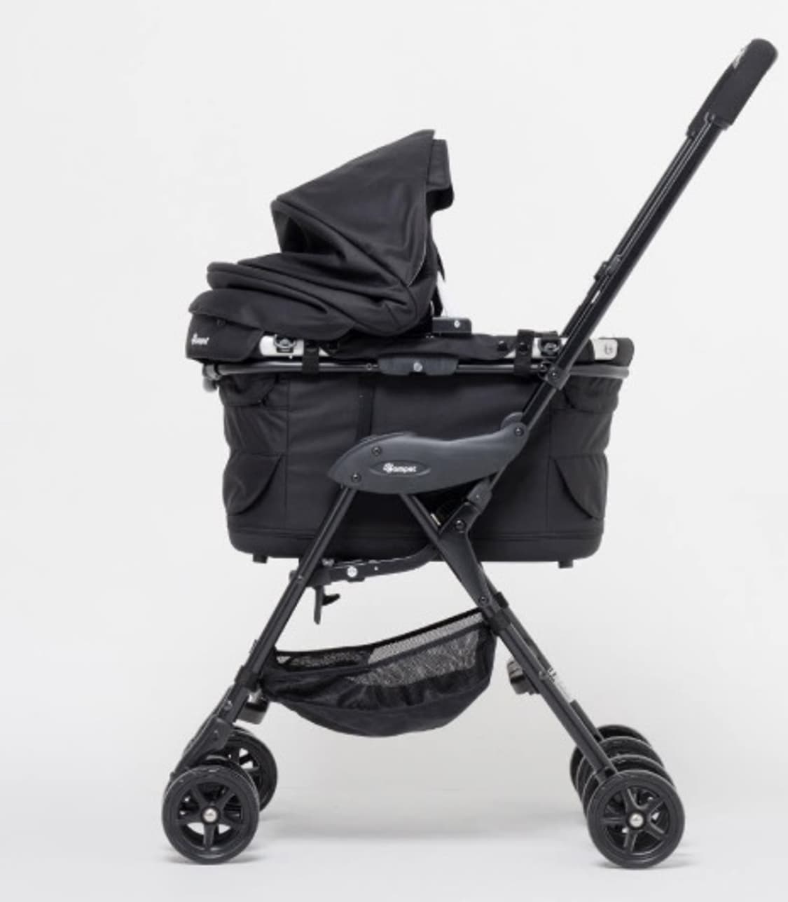 콤펫 미리미리 카시트 유모차 퓨어블랙 상품이미지3