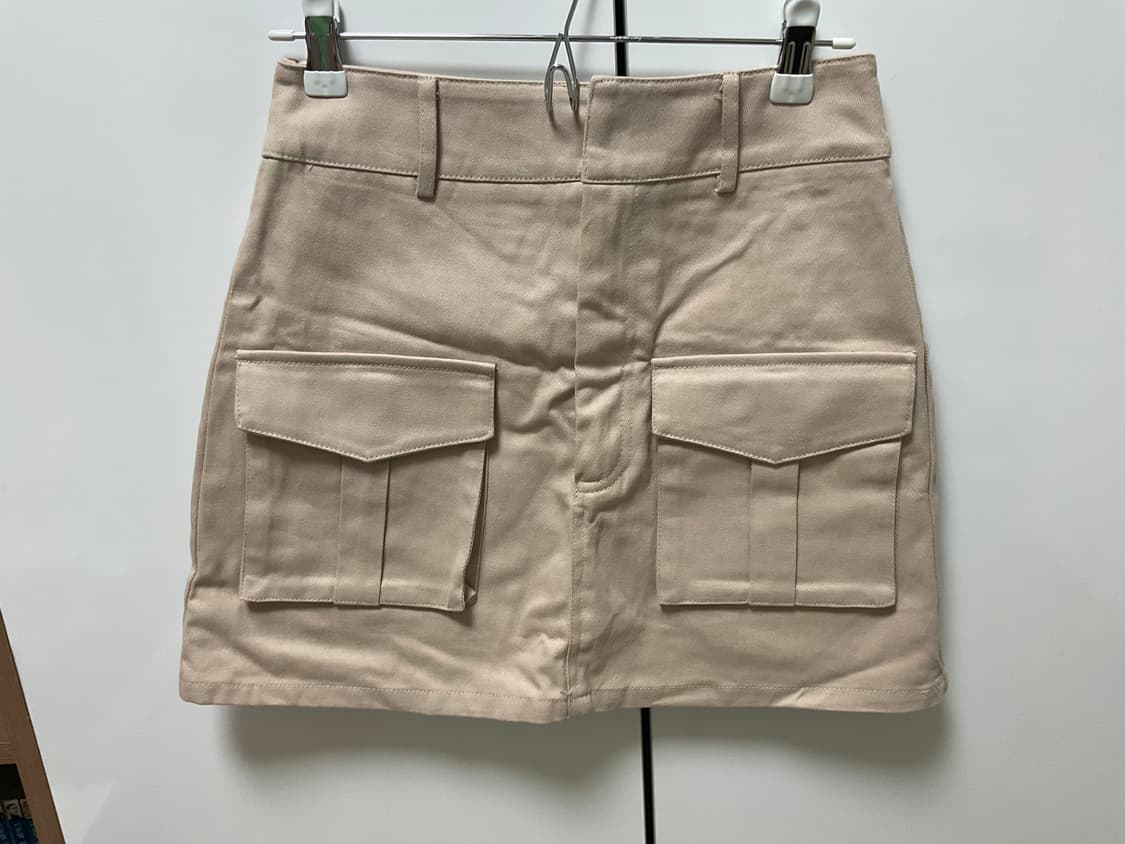 Beige cargo skirt  상품이미지1