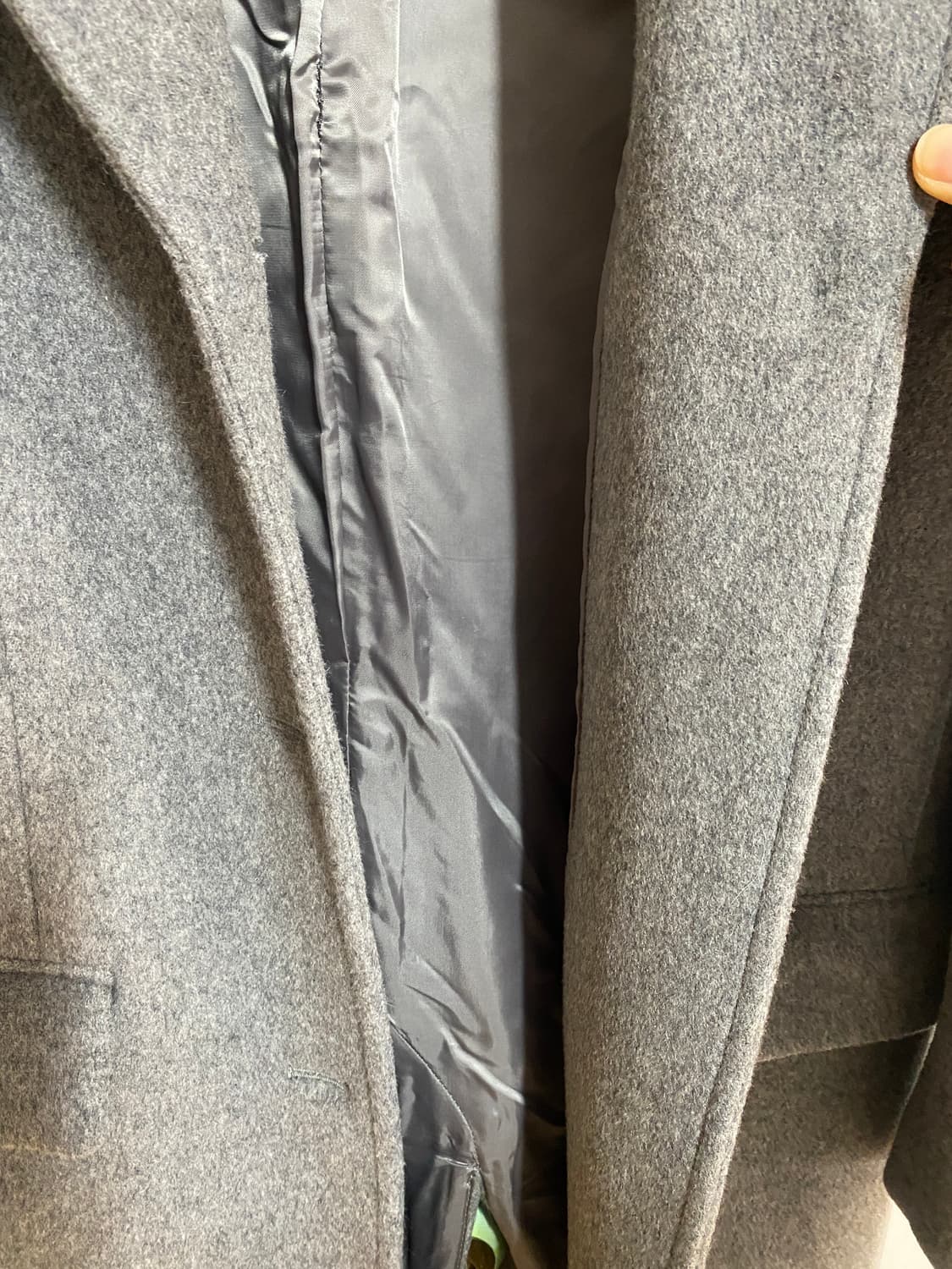 올리브데올리브 하승리, 박하나 착용 울 블렌드 싱글 코트 상품이미지6