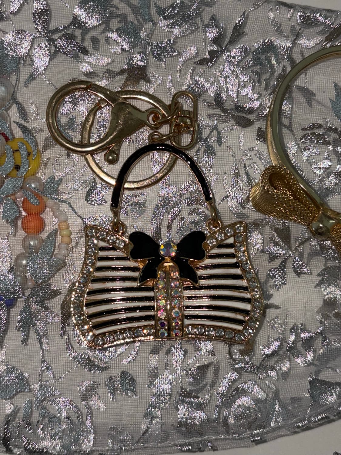 히메갸루 블랙리본가방키링 상품이미지2