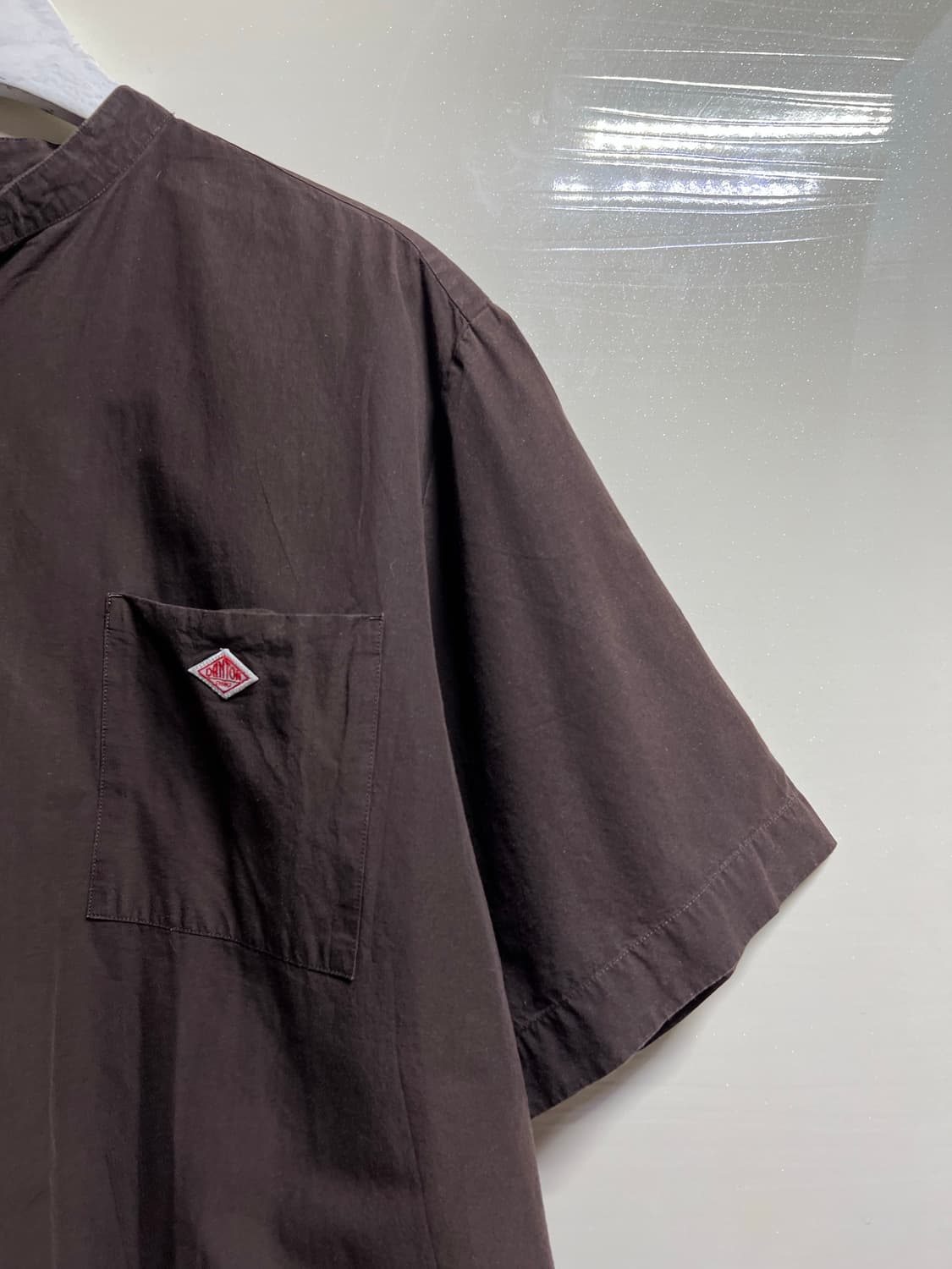 단톤 차이나카라 브라운 셔츠 상품이미지2