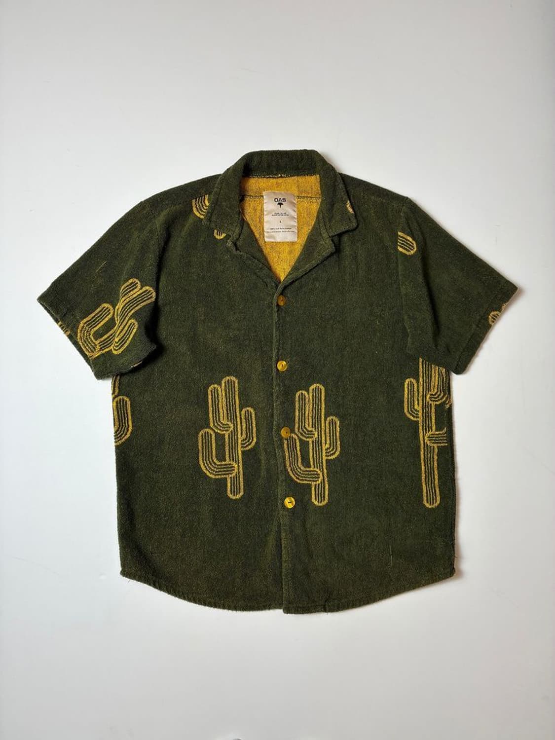 OAS 쿠바 테리 반팔 타올 셔츠 PN8718 상품이미지1