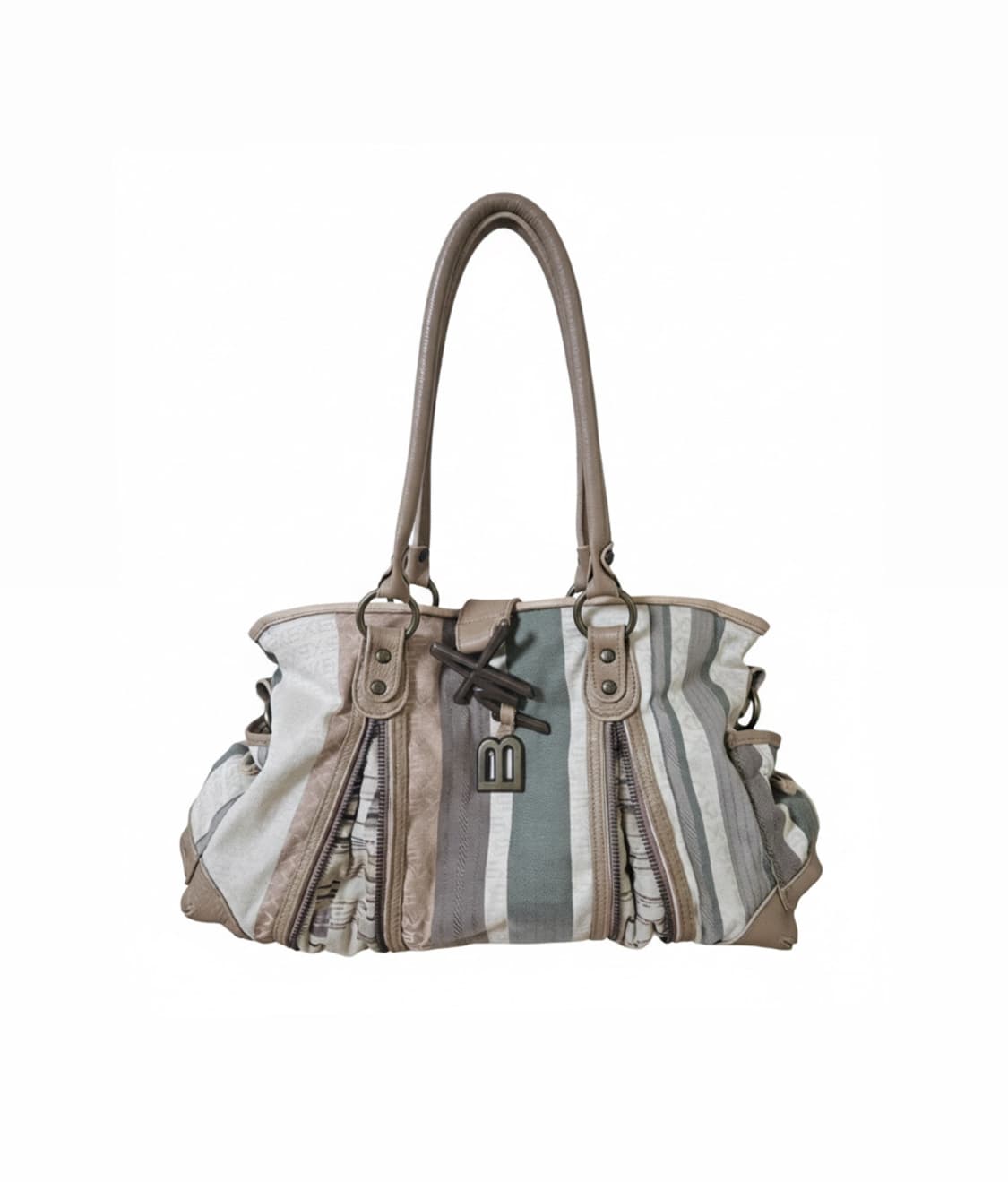 BNX 스트라이프 토트백 상품이미지1