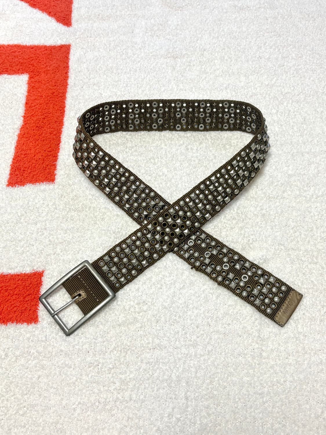 브라운 징 빈티지 벨트  상품이미지2