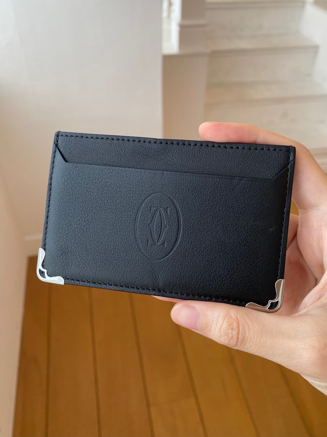 까르띠에 머스트 블랙 레더 카드 홀더 상품이미지2