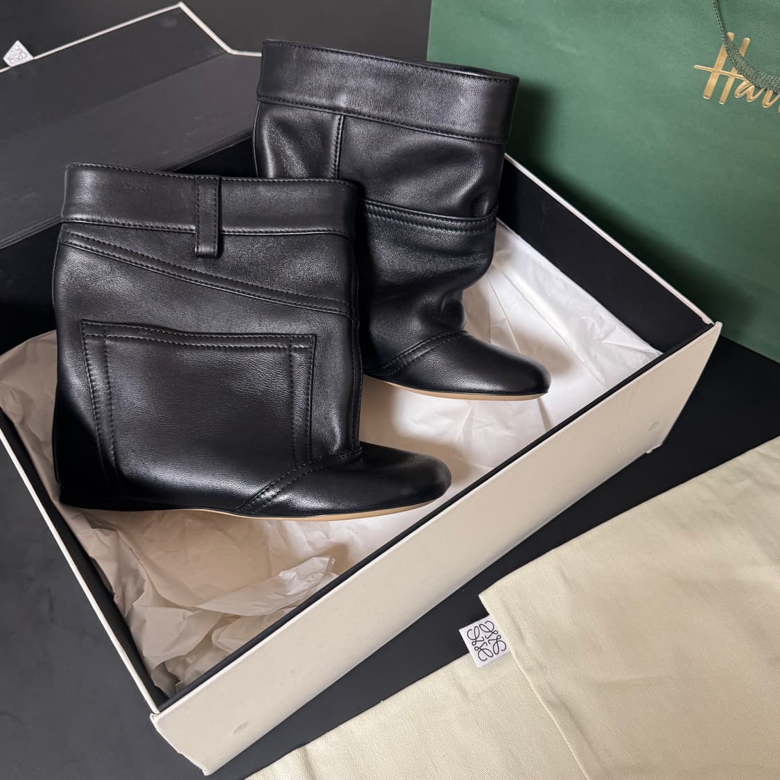 로에베 토이 플랫 부츠 풀박 새상품 상품이미지3