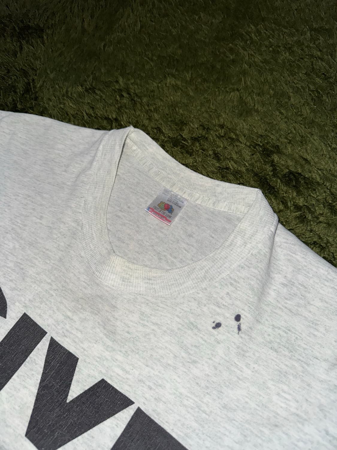 [XXL] 90s 프룻오브더룸 Made in USA 디트로이트 하키 티 상품이미지4