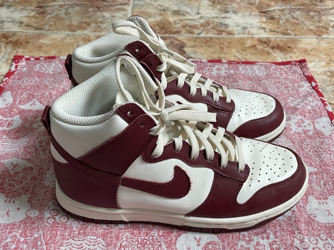 급처)W)나이키 덩크 하이 팀 레드 230 상품이미지1